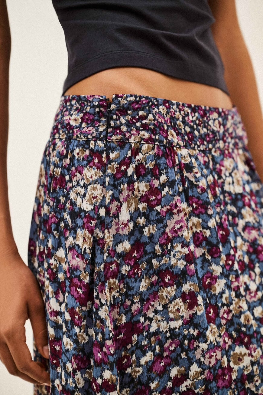 Bash Paris Klap Skirt - Blue Women's Bottoms - Sloane Boutique