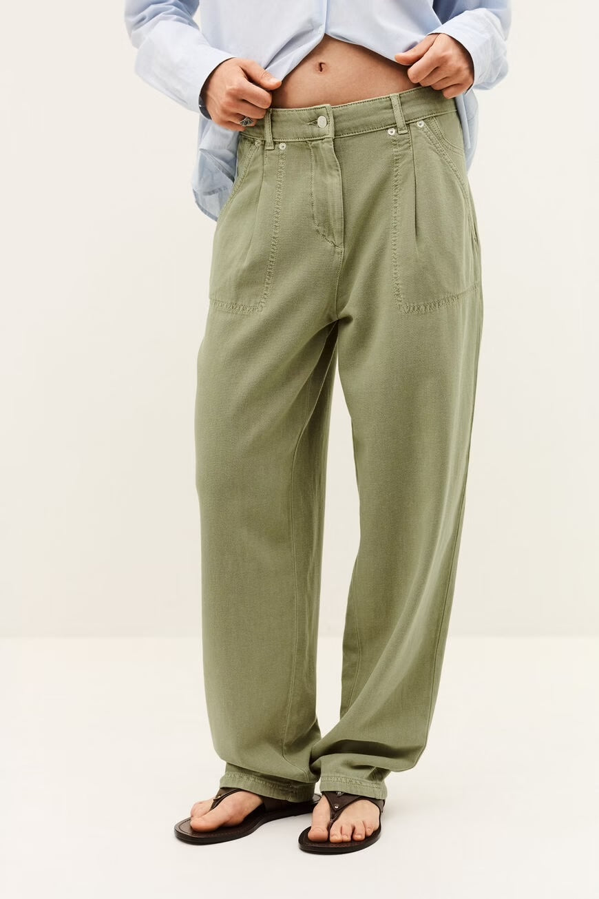 Bash Paris Raja Pants - Green Women's Bottoms - Sloane Boutique