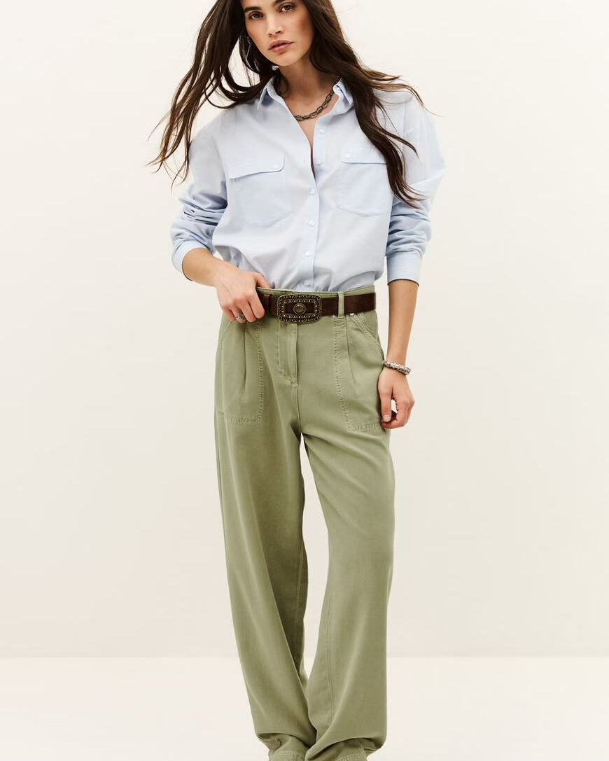 Bash Paris Raja Pants - Green Women's Bottoms - Sloane Boutique
