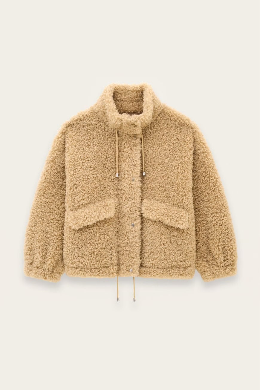 Bash Paris Sonjo Coat - Beige Outerwear - Sloane Boutique