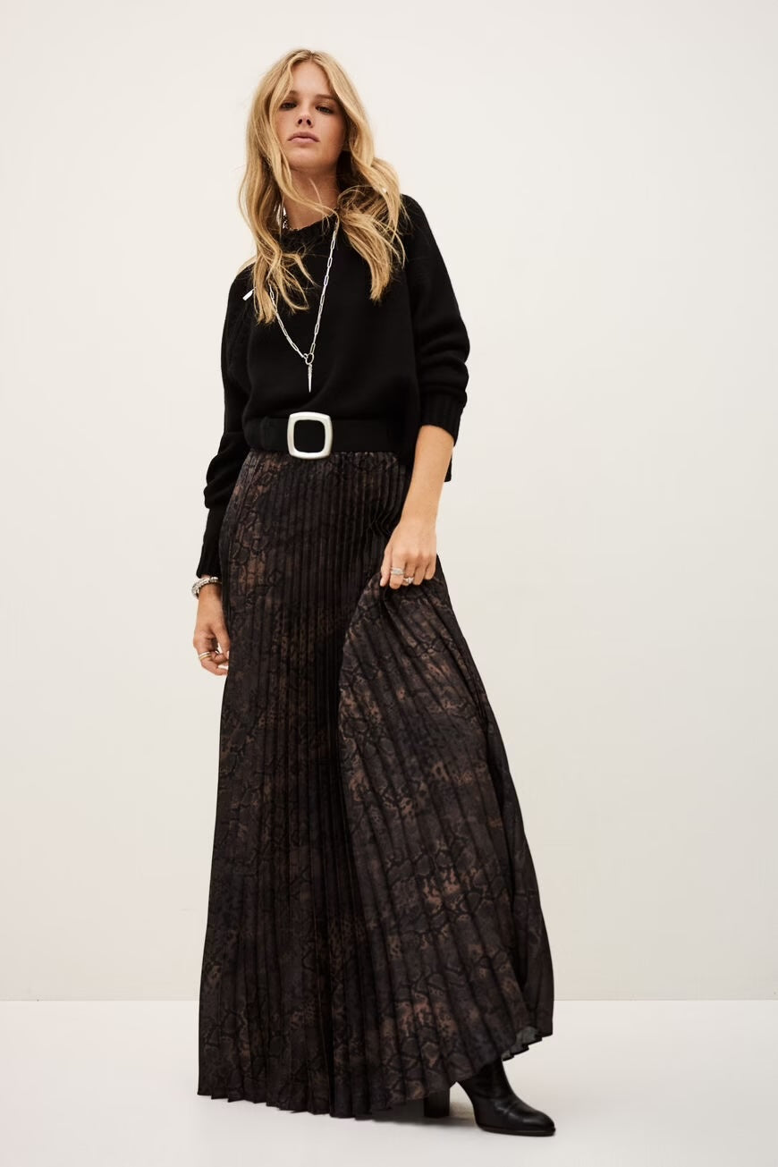 Bash Paris Spice Skirt - Marron Women's Bottoms - Sloane Boutique