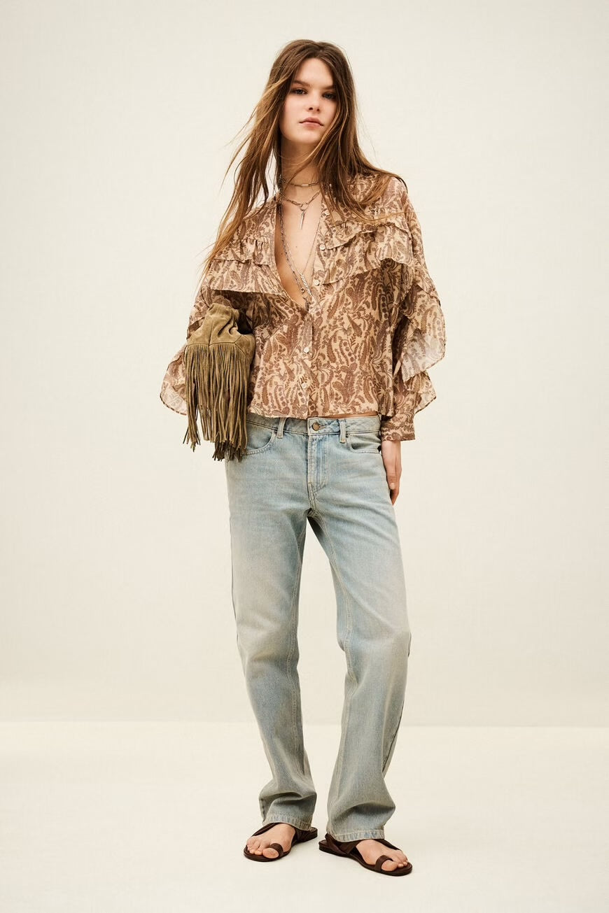 Bash Paris Tunella Blouse - Ecru Women's Tops - Sloane Boutique