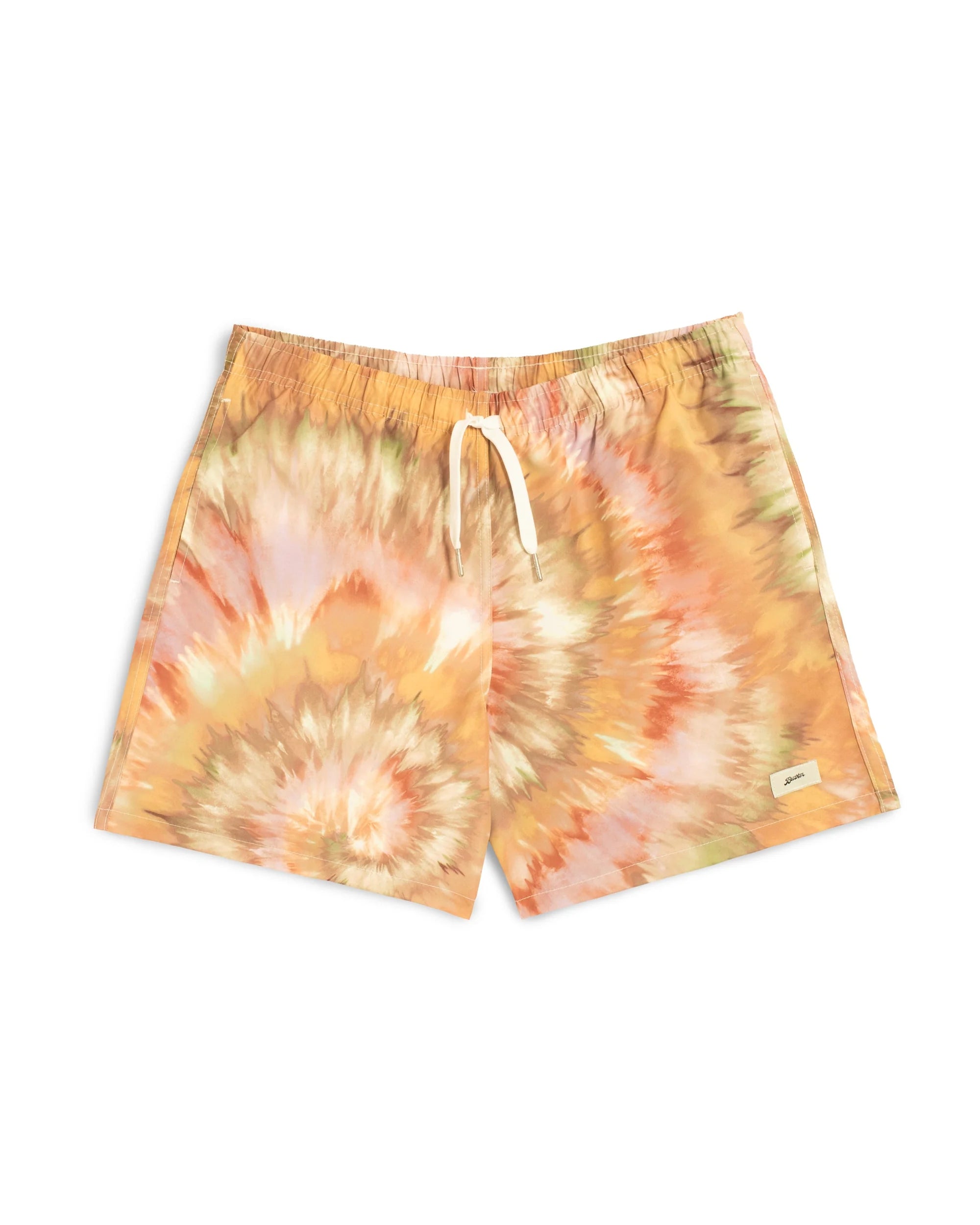 Bather Calypso Swirl Swim Trunk - Orange Men's Bottoms - Sloane Boutique