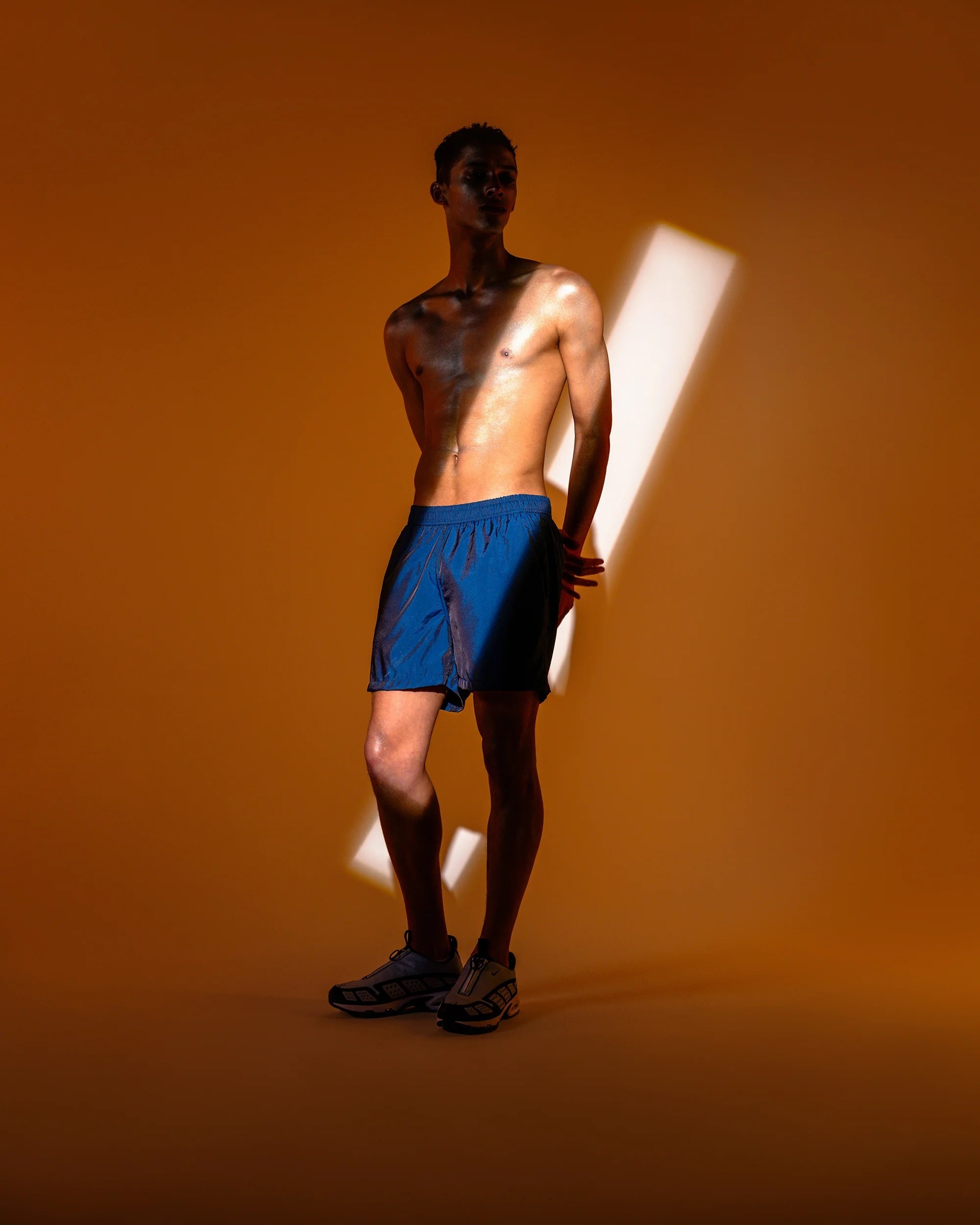 Bather Modern Trunk - Iridescent Sapphire Men's Bottoms - Sloane Boutique