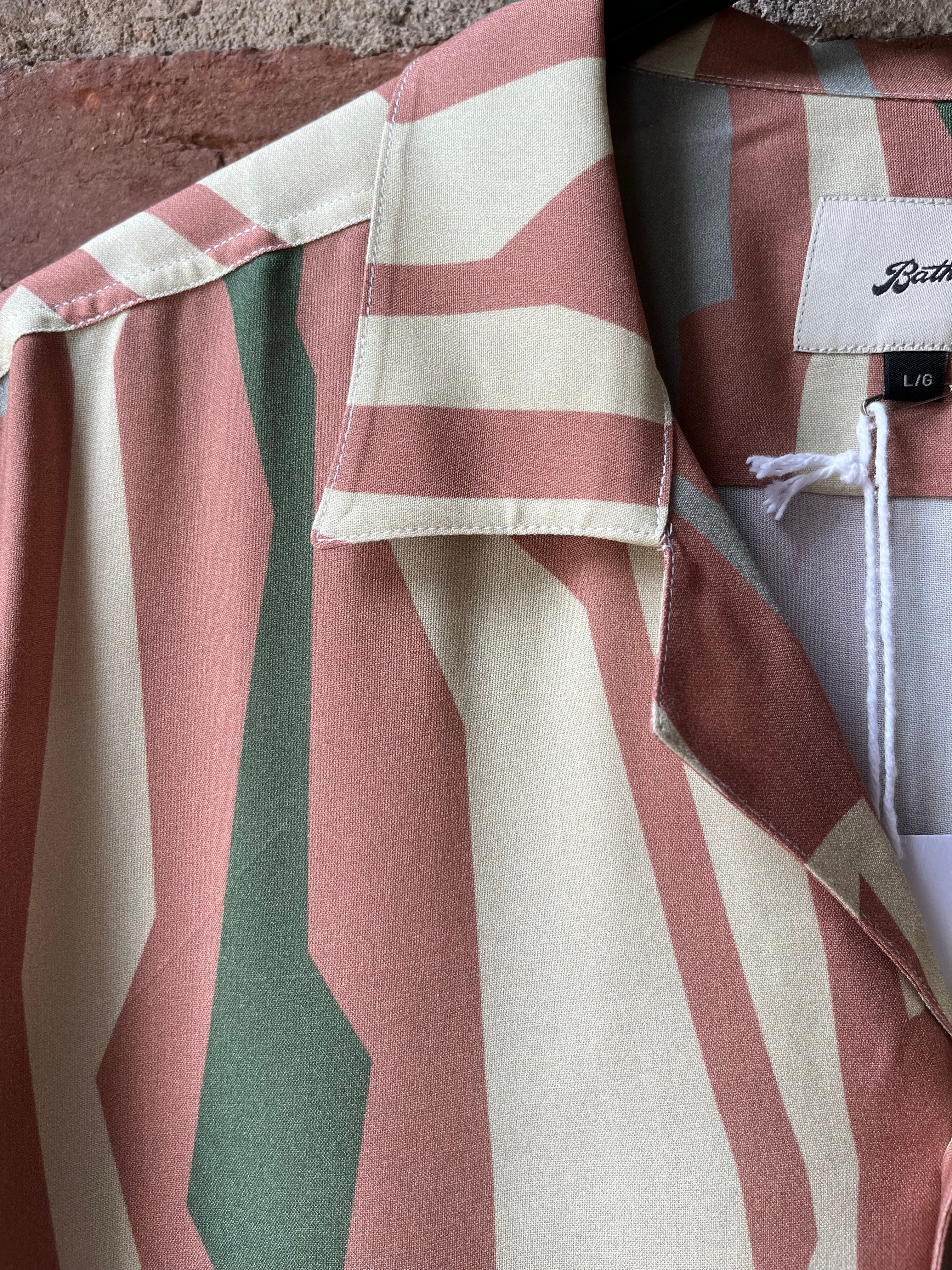 Bather Orchid Coastline Camp Shirt - Pink Men's Tops - Sloane Boutique