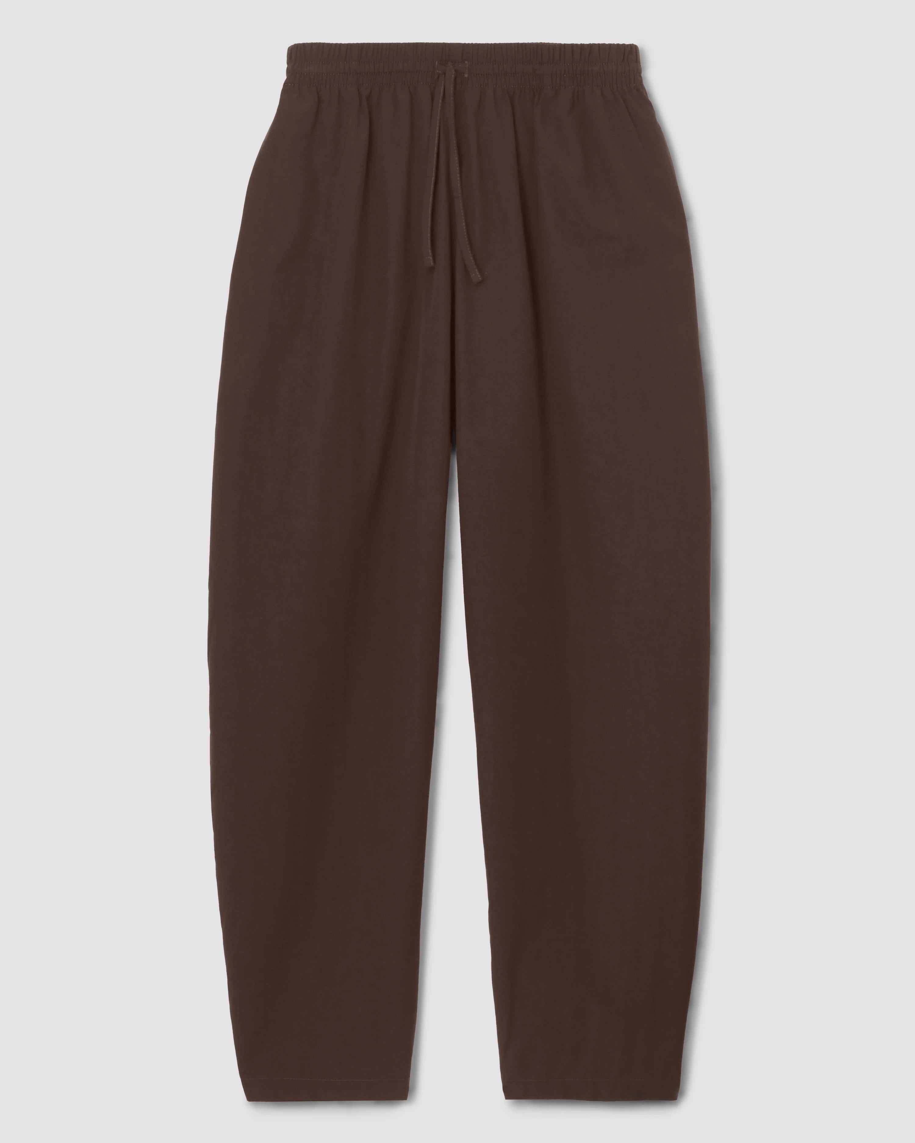Beaumont Organic Cedar Poplin Trouser - Cacao Women's Bottoms - Sloane Boutique
