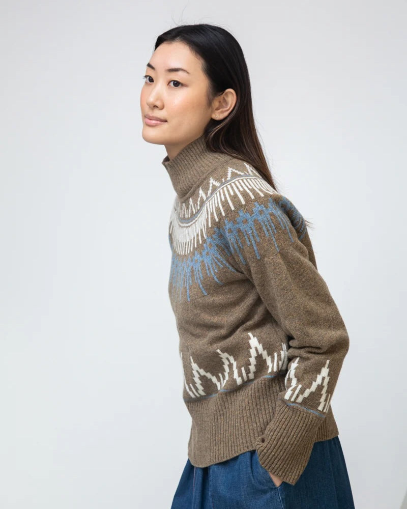 Beaumont Organic Hawthorne Sweater - Taupe Marl Women's Tops - Sloane Boutique