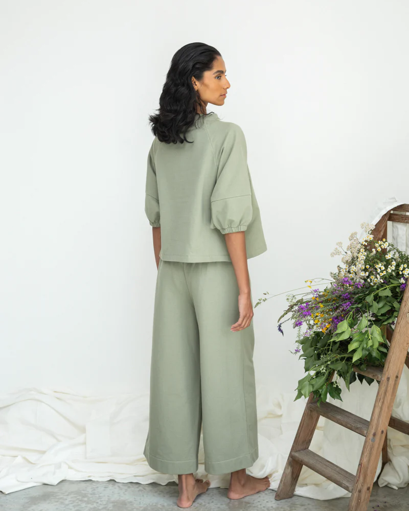 Beaumont Organic Helios Sweatshirt - Pistachio Women's Tops - Sloane Boutique