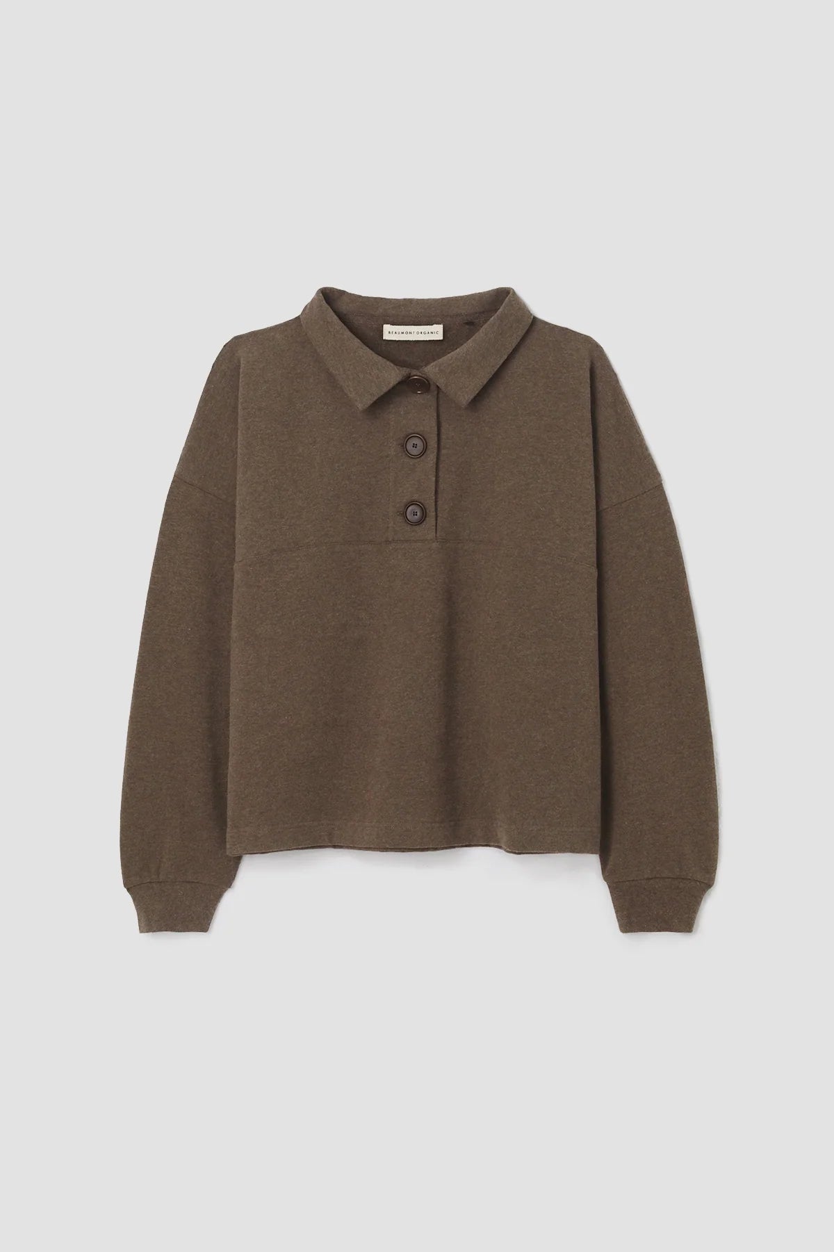 Beaumont Organic Holly Top - Brown Marl Women's Tops - Sloane Boutique