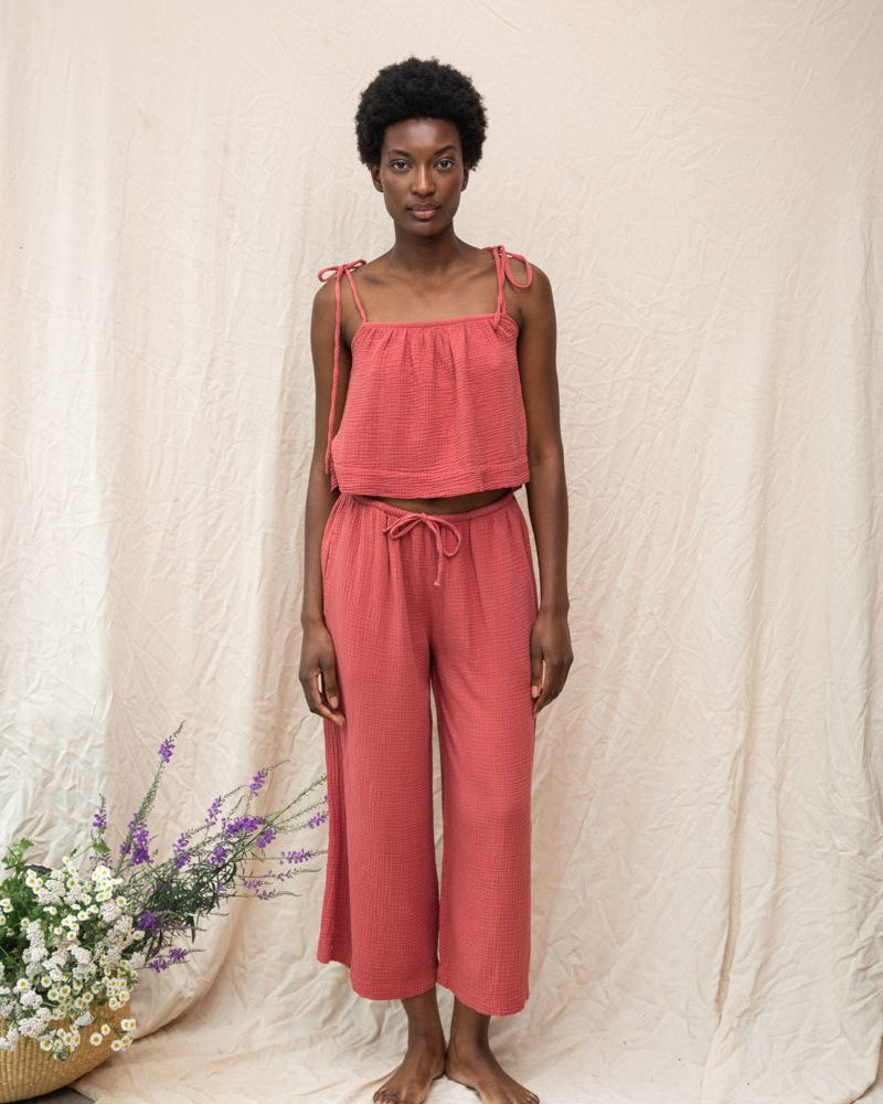 Beaumont Organic Janis Top - Rose sale tops - Sloane Boutique