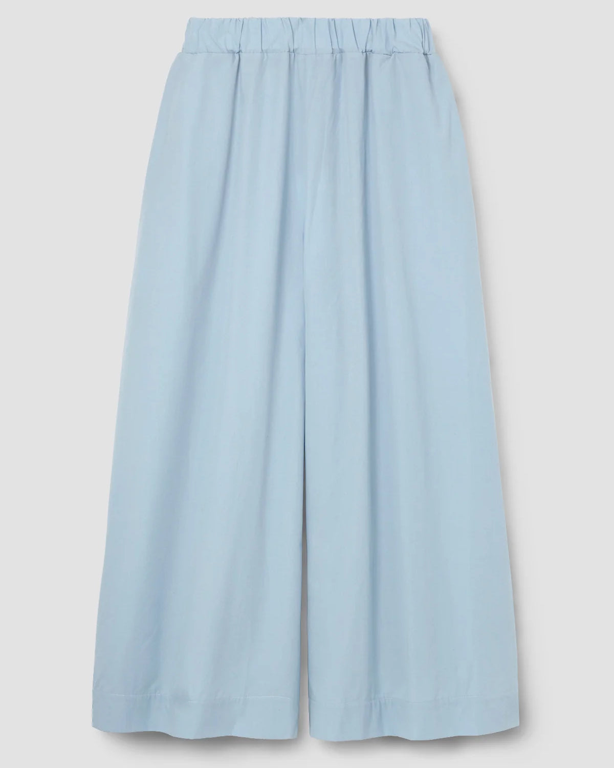 Beaumont Organic Mazu Cotton Poplin Trouser - Powder Blue Women's Bottoms - Sloane Boutique