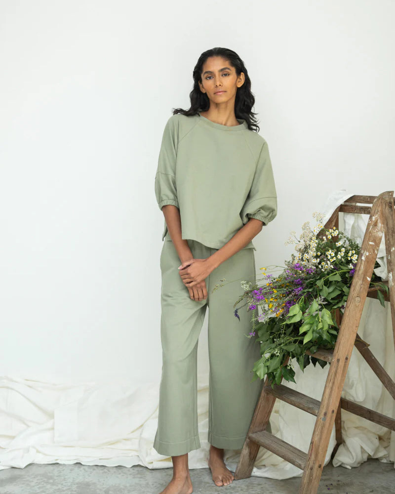 Beaumont Organic Taya Trouser - Pistachio Women's Bottoms - Sloane Boutique