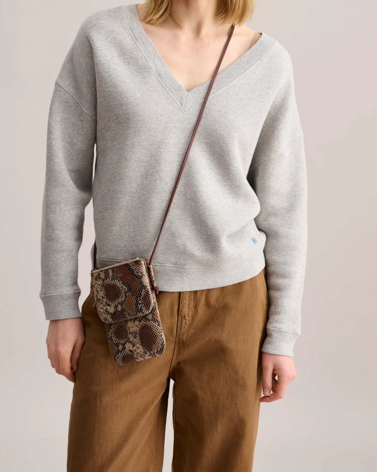 Bellerose Fellow Sweater - Heather Grey Women's Tops - Sloane Boutique