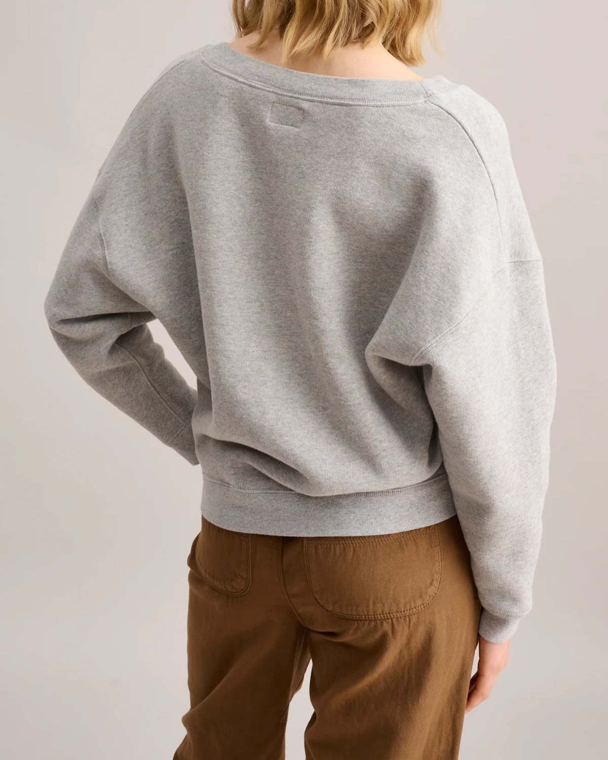 Bellerose Fellow Sweater - Heather Grey Women's Tops - Sloane Boutique