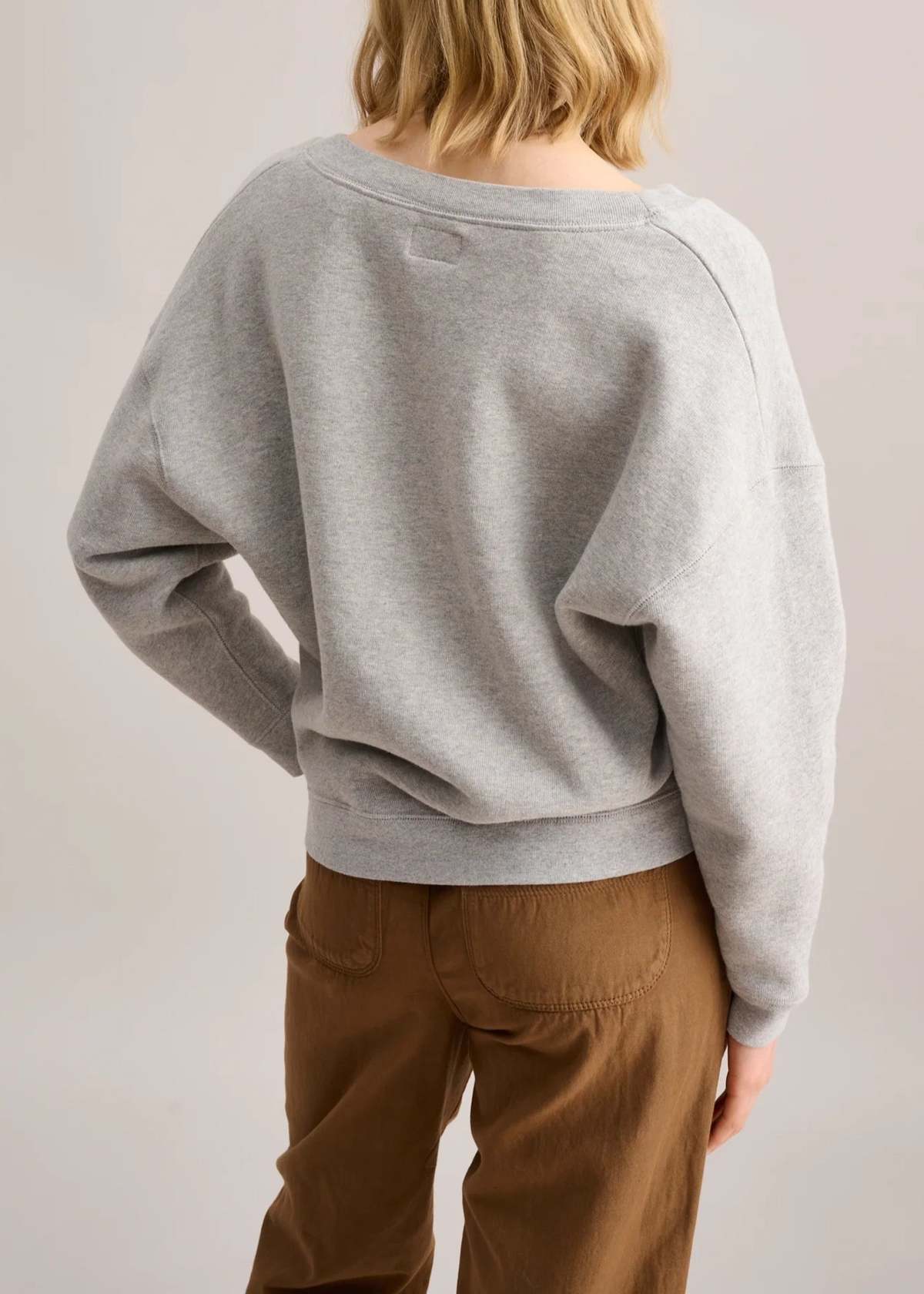 Bellerose Fellow Sweater - Heather Grey Women's Tops - Sloane Boutique