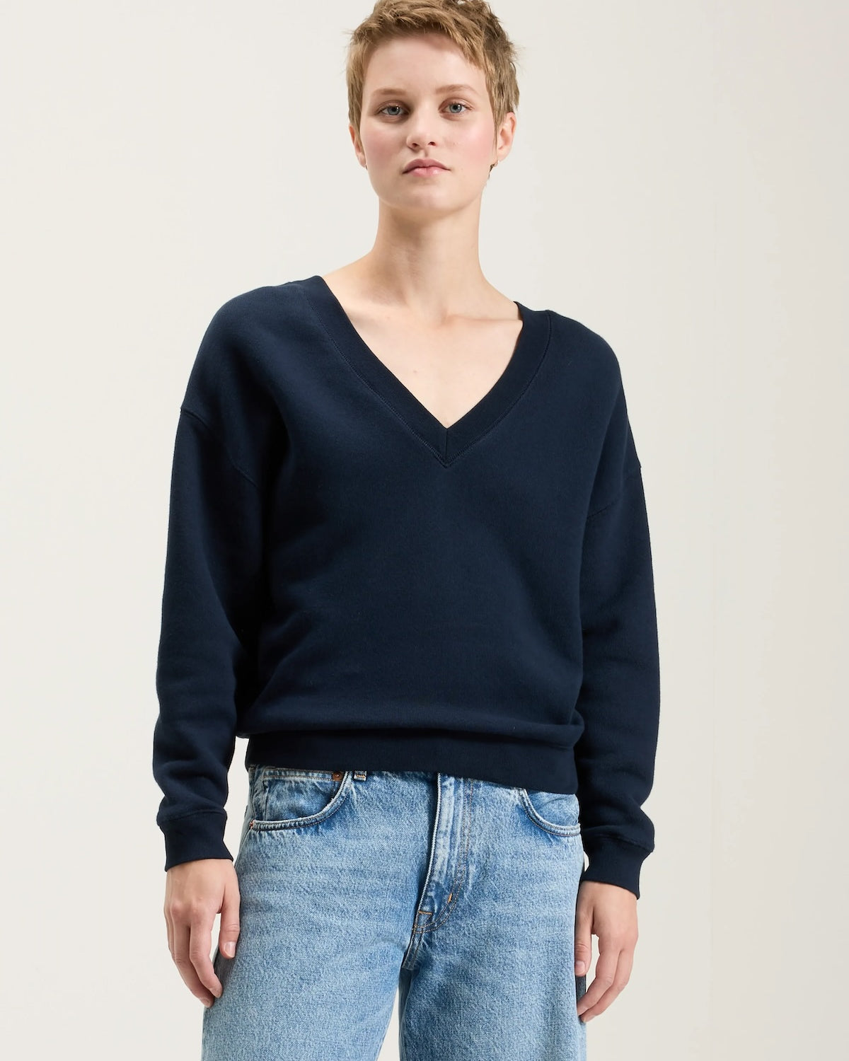 Bellerose Fellow Sweatshirt - Navy Women's Tops - Sloane Boutique