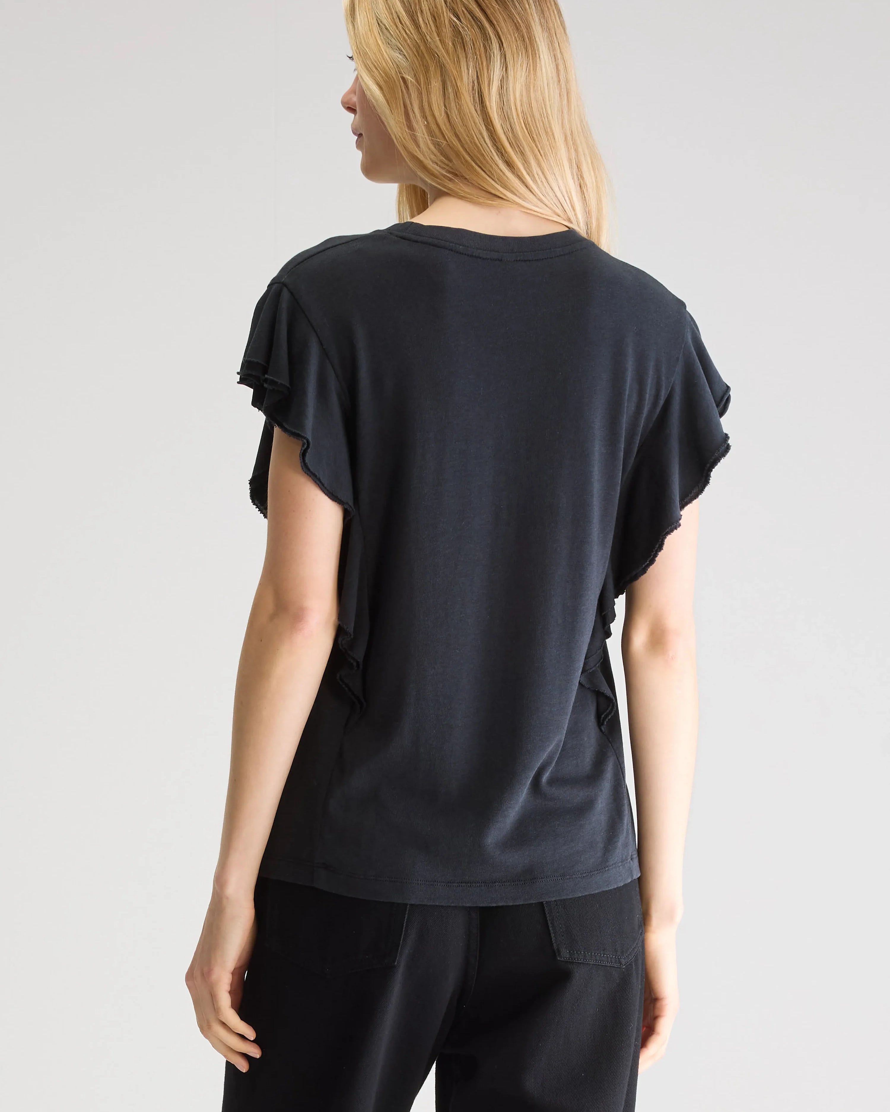 Bellerose Frum Shirt - Black sale tops - Sloane Boutique