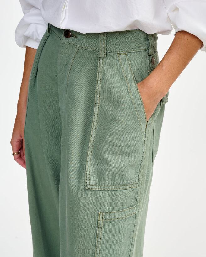 Bellerose Pepin Trousers - Eucalyptus Women's Bottoms - Sloane Boutique