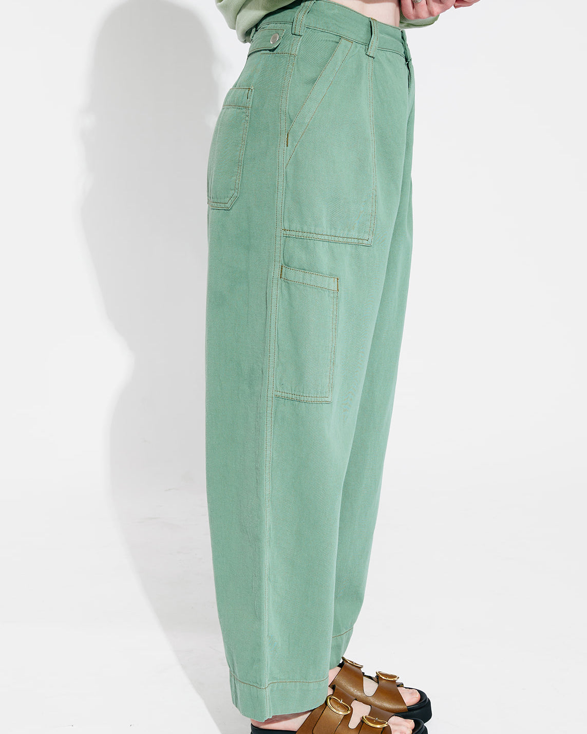 Bellerose Pepin Trousers - Eucalyptus Women's Bottoms - Sloane Boutique