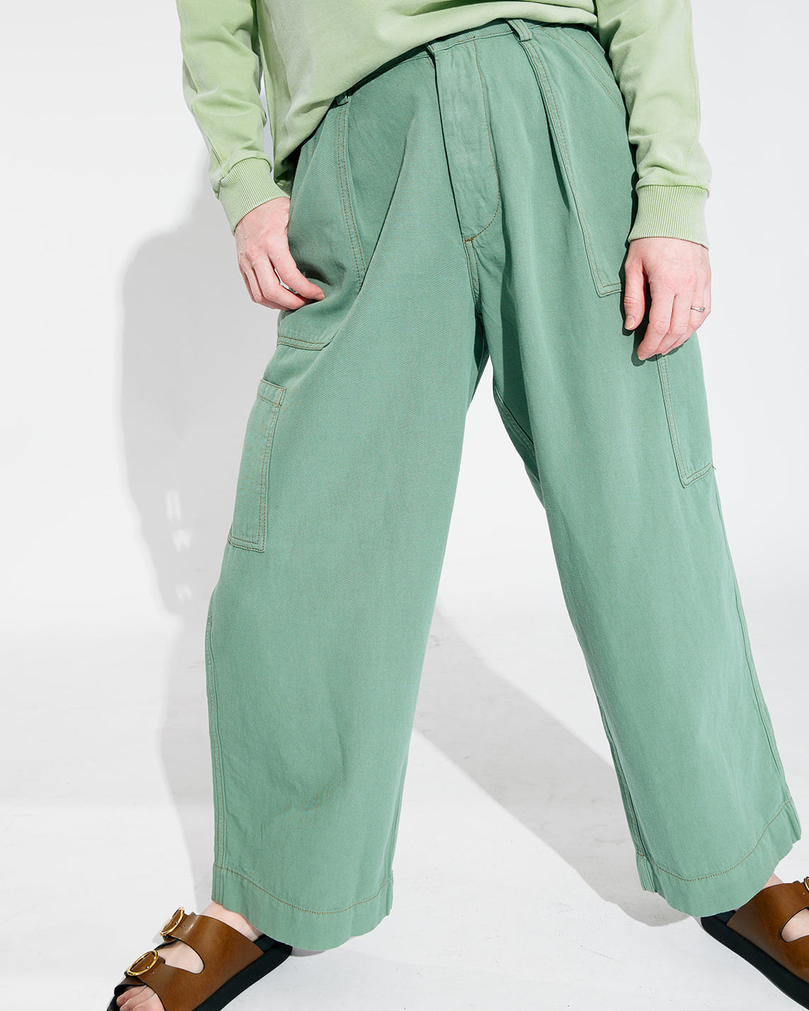 Bellerose Pepin Trousers - Eucalyptus Women's Bottoms - Sloane Boutique
