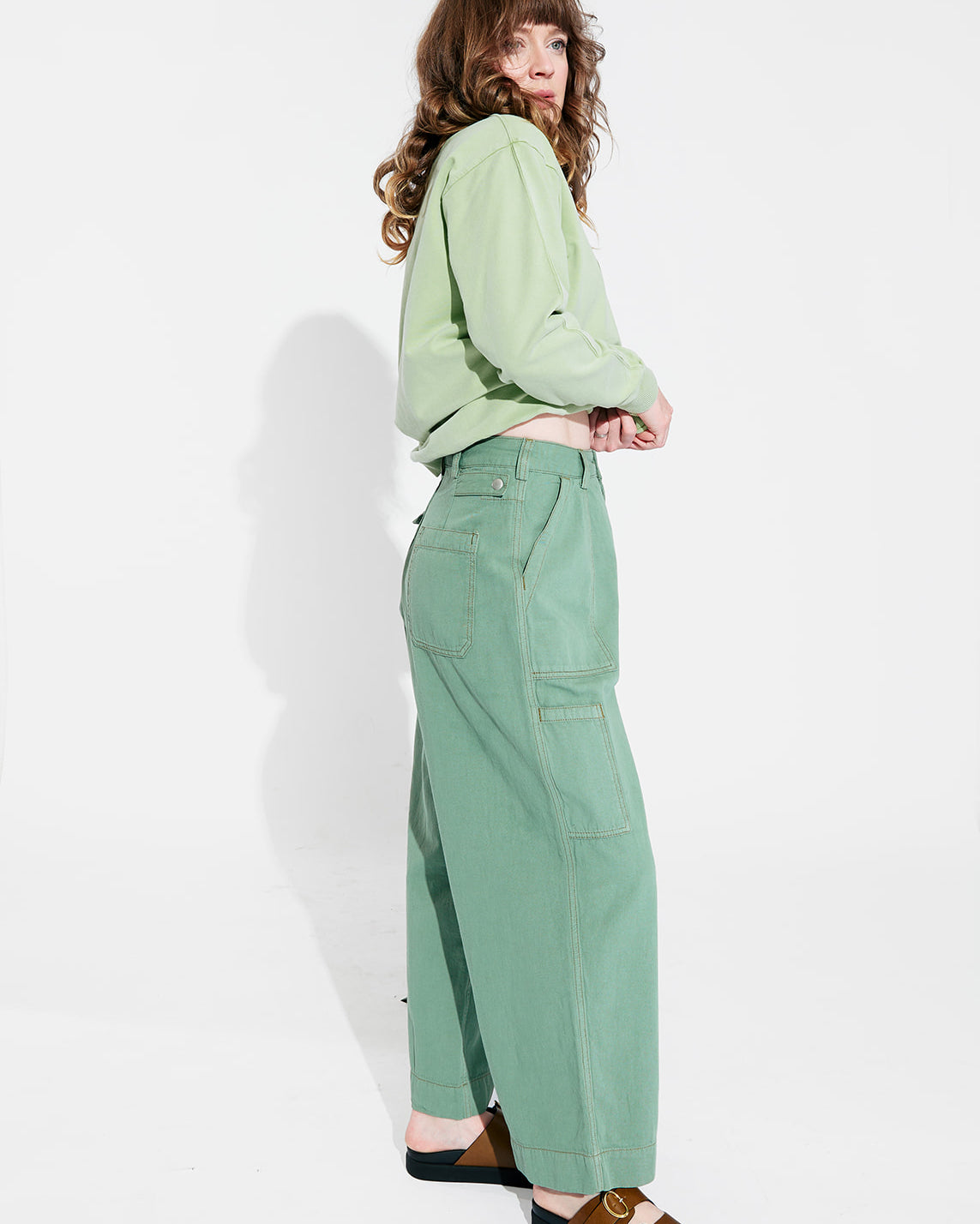 Bellerose Pepin Trousers - Eucalyptus Women's Bottoms - Sloane Boutique