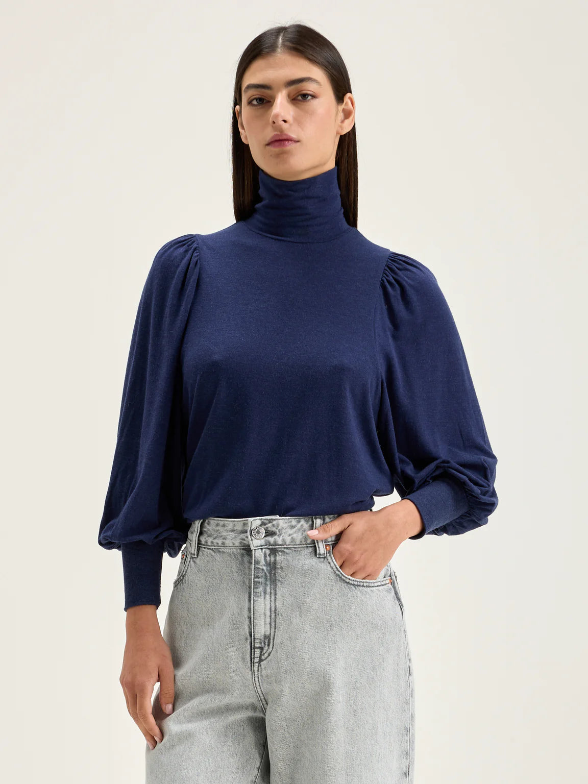 Bellerose Vazo Shirt - Navy Women's Tops - Sloane Boutique
