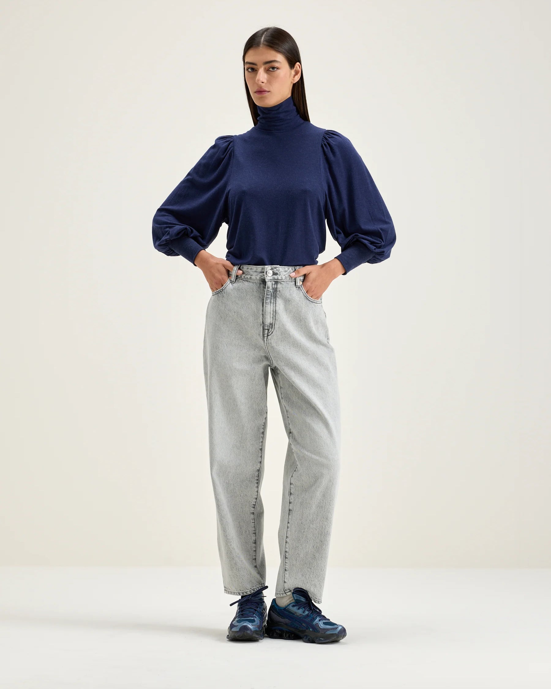Bellerose Vazo Shirt - Navy Women's Tops - Sloane Boutique