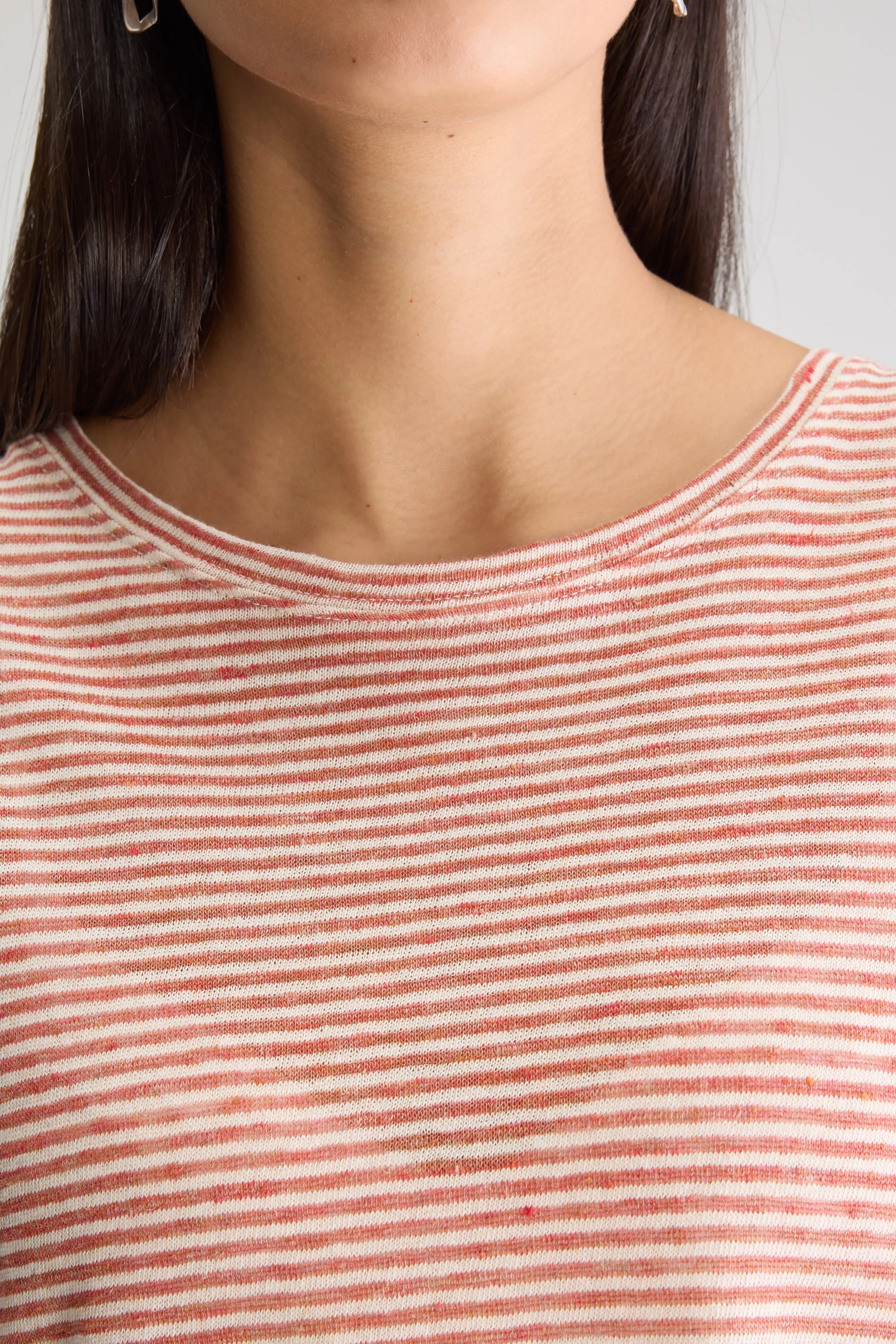 Bellerose Vlyn Crewneck Tee - Pimento Women's Tops - Sloane Boutique