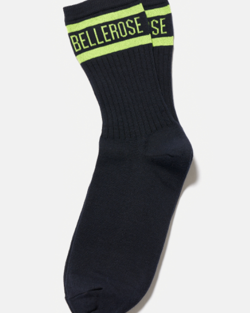 Bellerose Vree Sock - Green Logo Accessories - Sloane Boutique