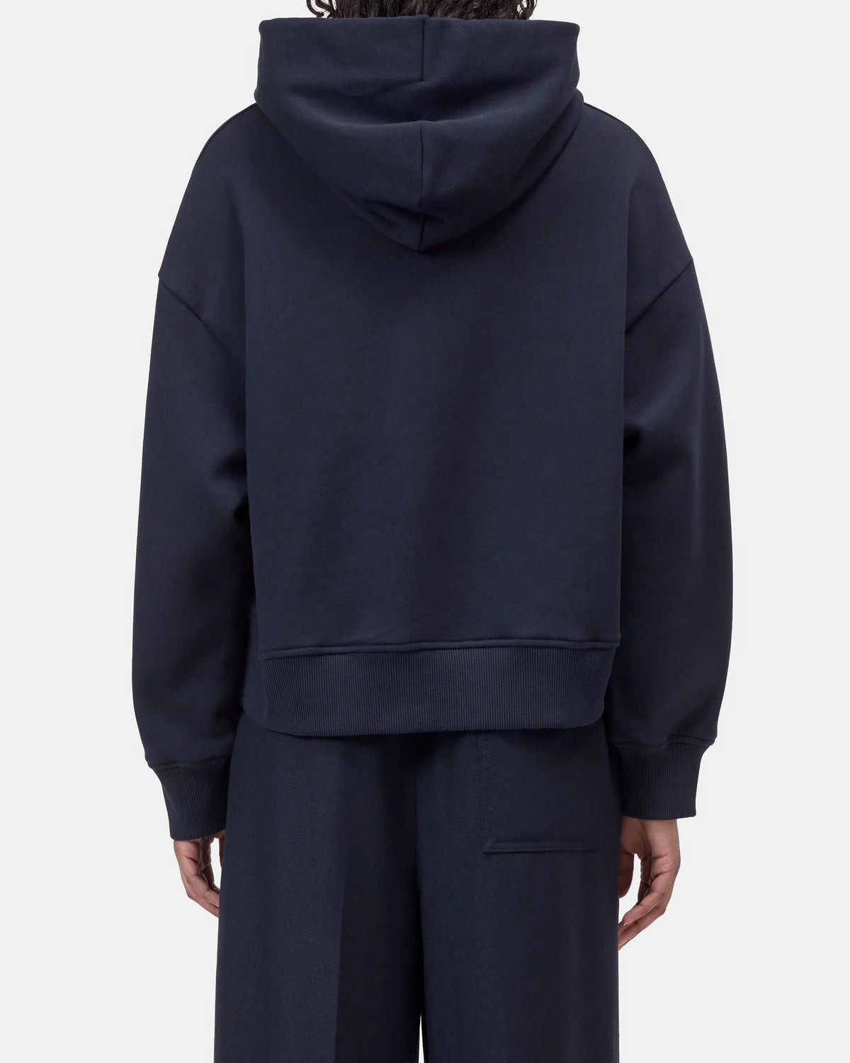 Closed Bow Tie Hoodie - Dark Night Women's Tops - Sloane Boutique