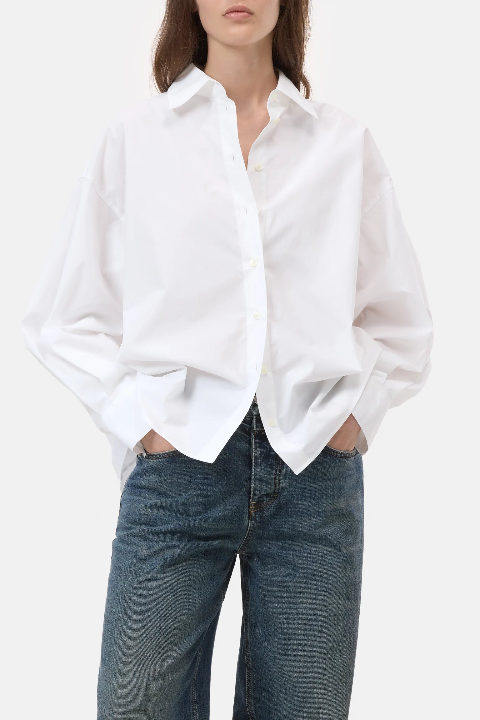 CLOSED Cape Blouse - White Women's Tops - Sloane Boutique