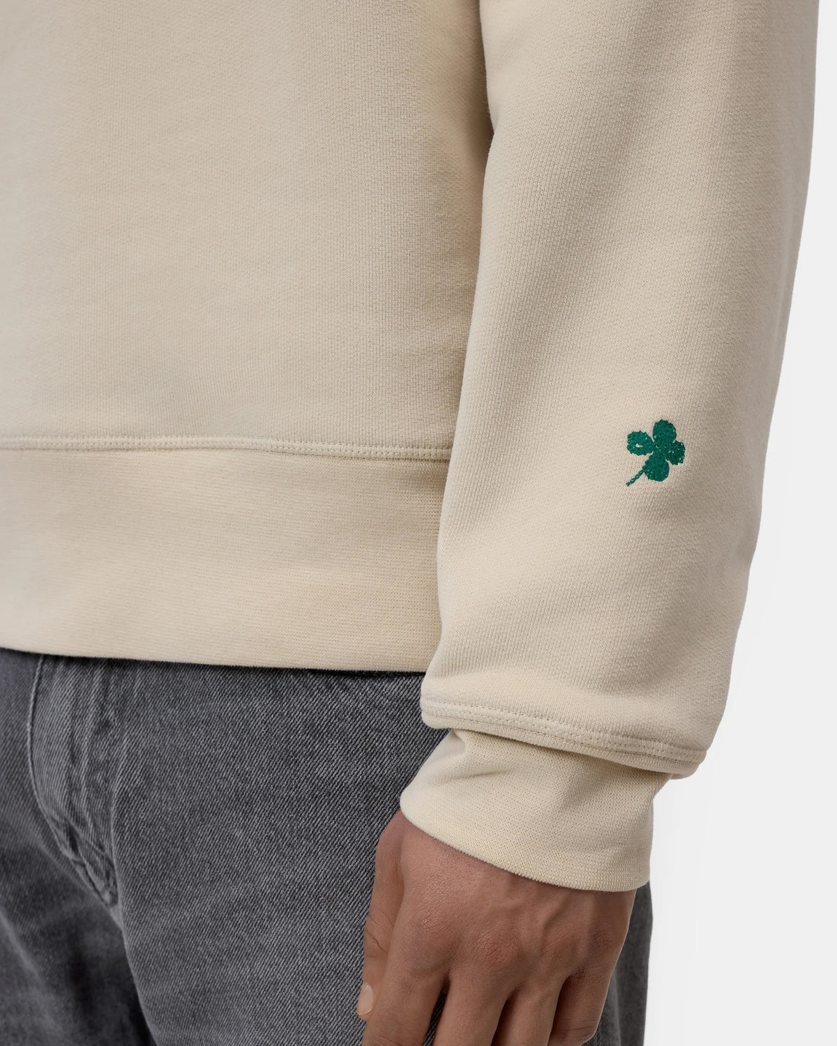 Closed Crewneck Sweatshirt - Almond Cream Men's Tops - Sloane Boutique