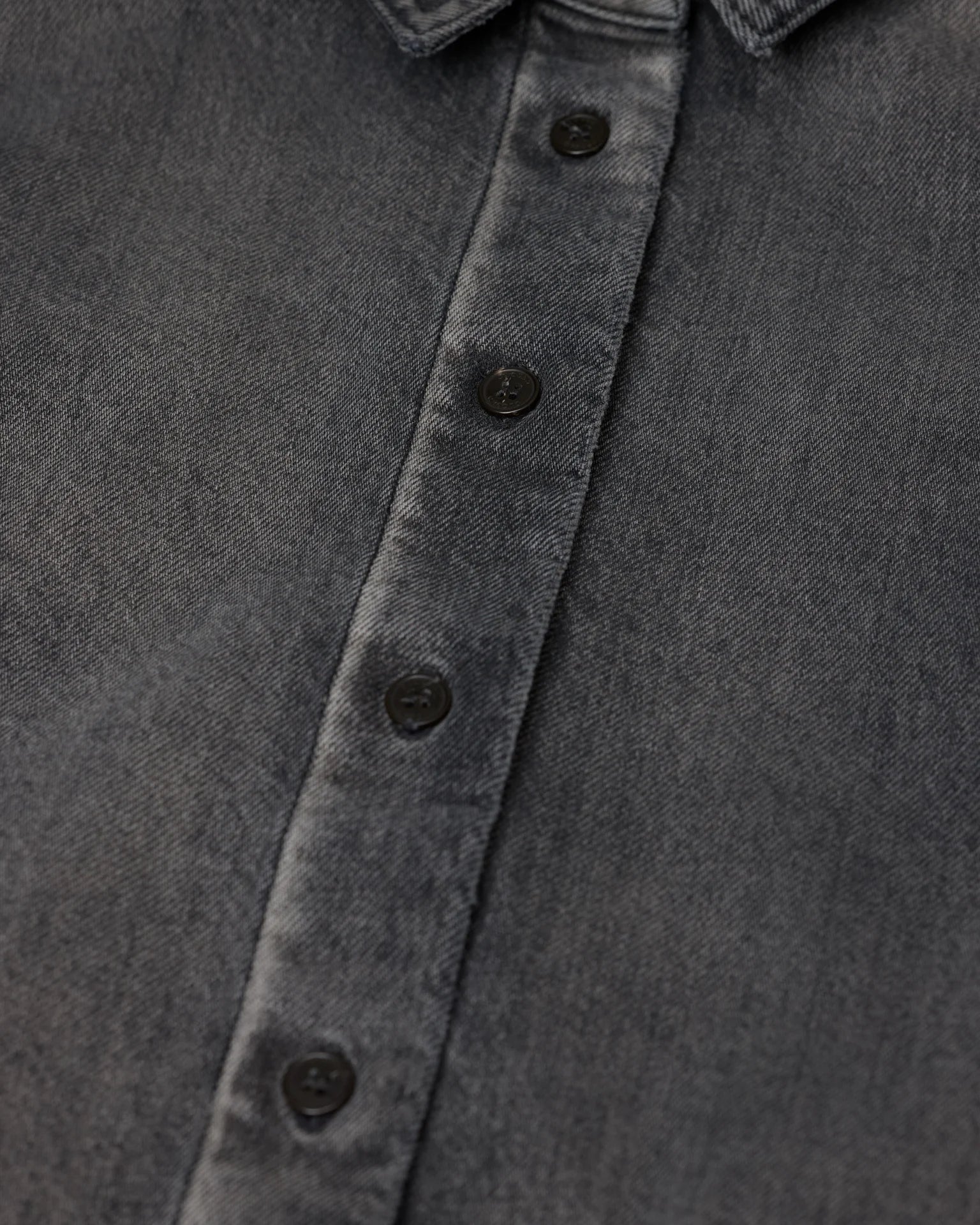 CLOSED Curved Hem Shirt - Dark Grey Women's Tops - Sloane Boutique