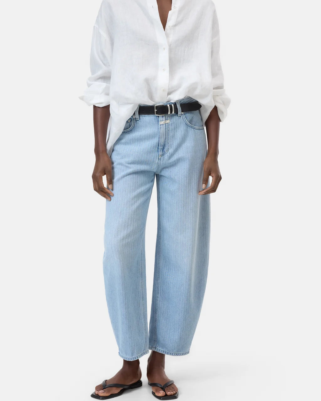CLOSED Jazzie Barrel Jean - Light Blue Women's Bottoms - Sloane Boutique