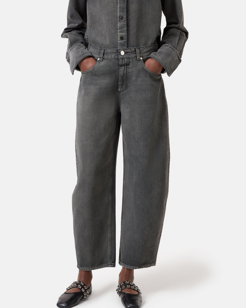 CLOSED Jazzie Pant - Dark Grey Women's Bottoms - Sloane Boutique