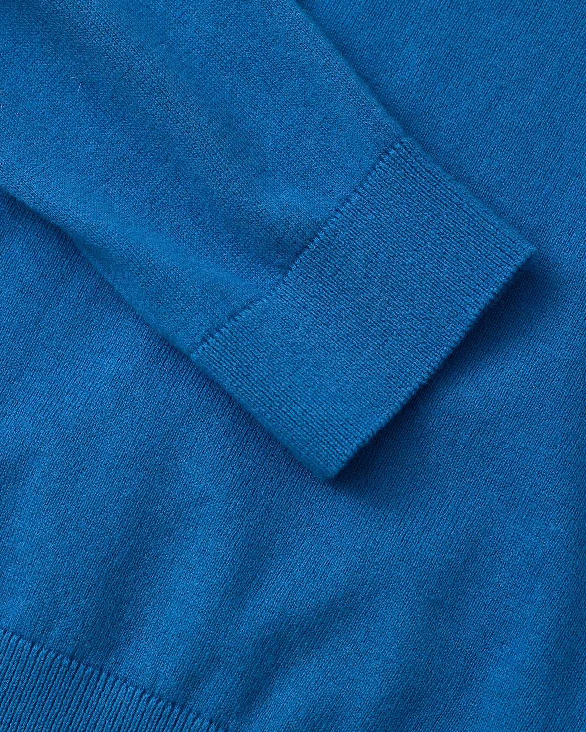 Closed Knit Crewneck Long Sleeve - Harbour Blue Men's Tops - Sloane Boutique