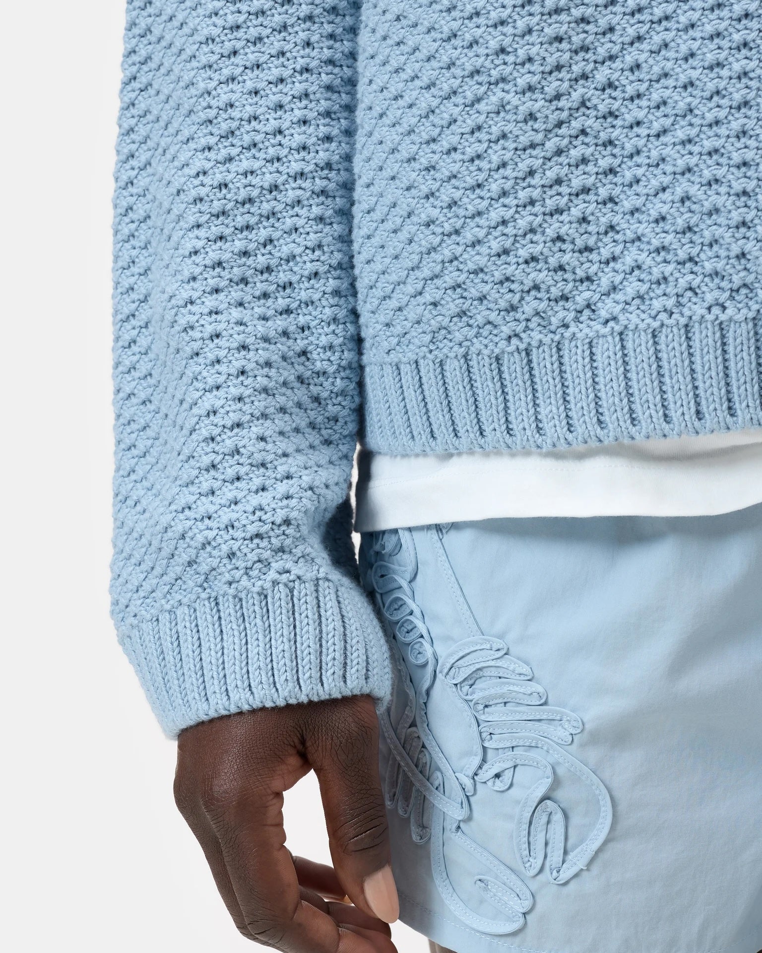 CLOSED Long Sleeve Tunic - Dove Blue Women's Tops - Sloane Boutique