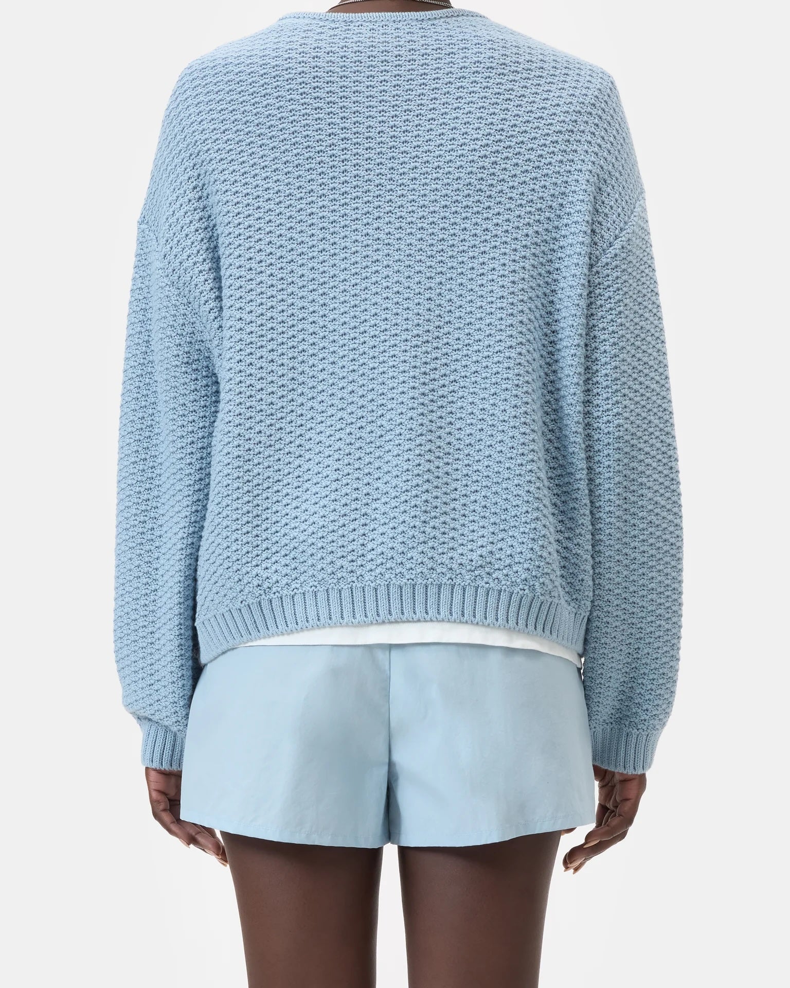 CLOSED Long Sleeve Tunic - Dove Blue Women's Tops - Sloane Boutique