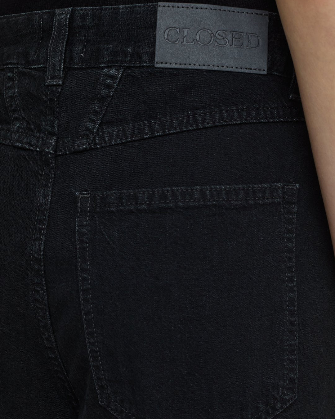 CLOSED Lyna Wide Leg Denim - Black Women's Bottoms - Sloane Boutique