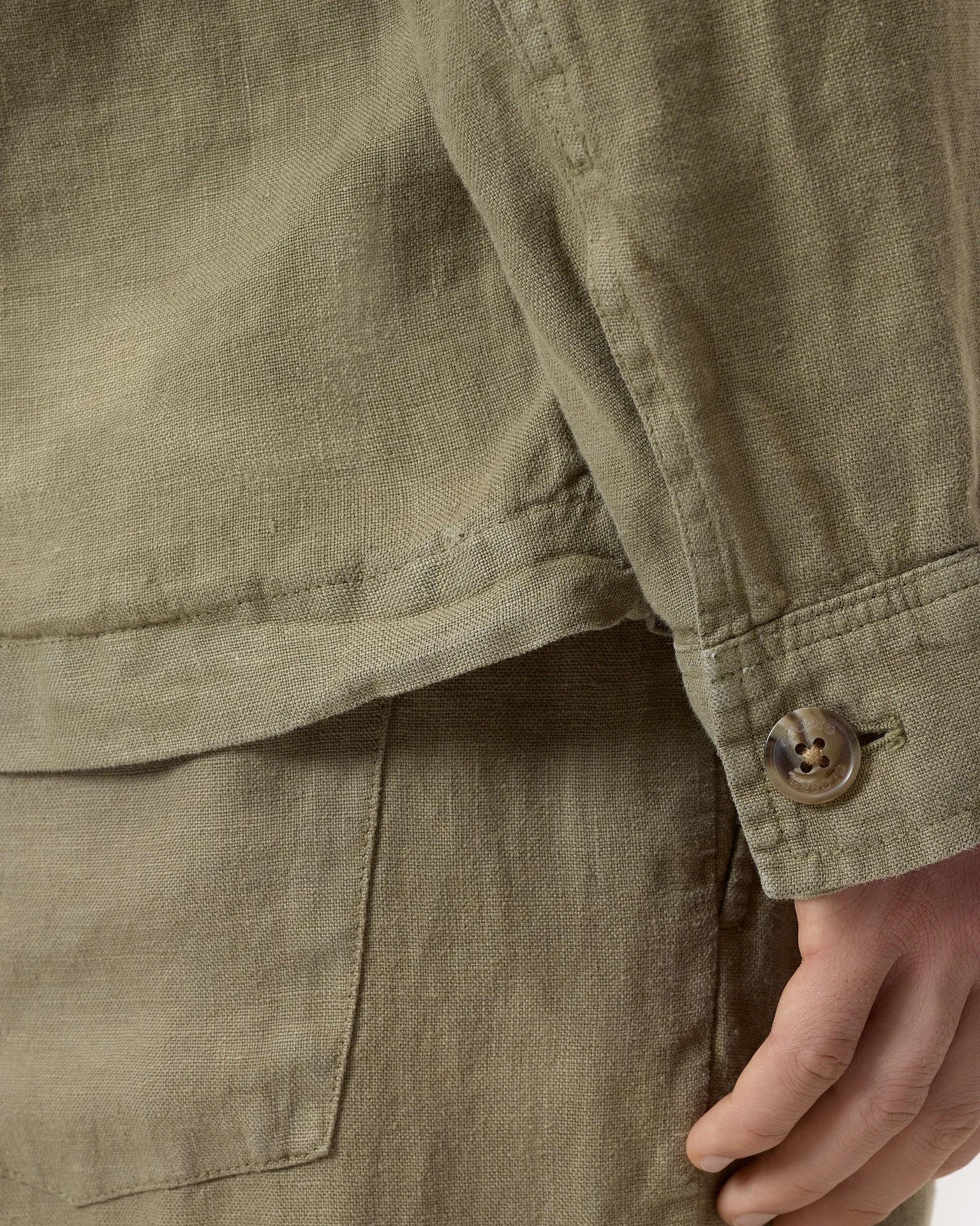 Closed Men's Atelier Jacket - Chino Green Outerwear - Sloane Boutique