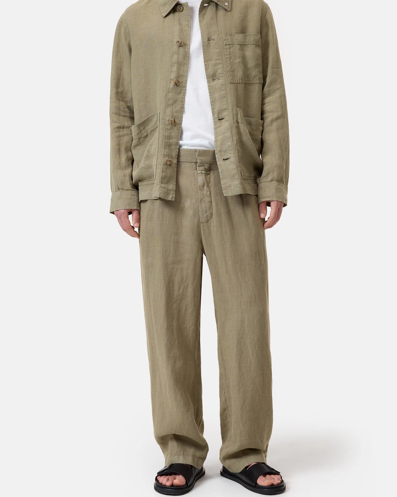 Closed Men's Atelier Jacket - Chino Green Outerwear - Sloane Boutique