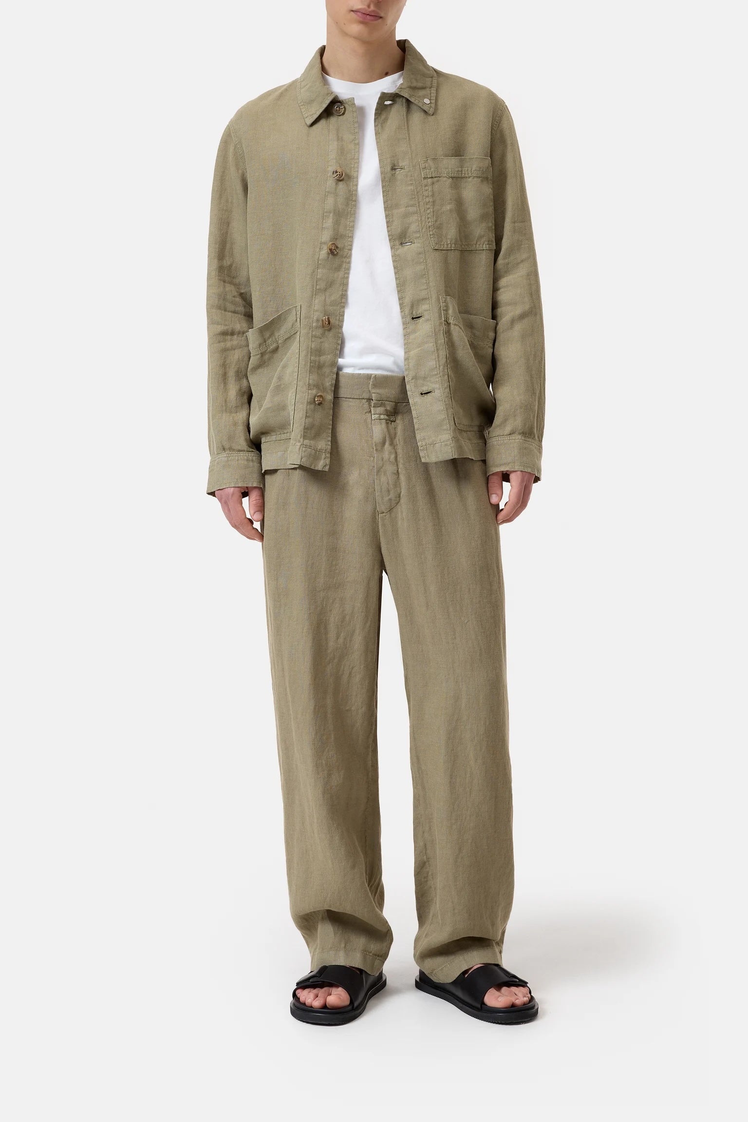 Closed Men's Atelier Jacket - Chino Green Outerwear - Sloane Boutique