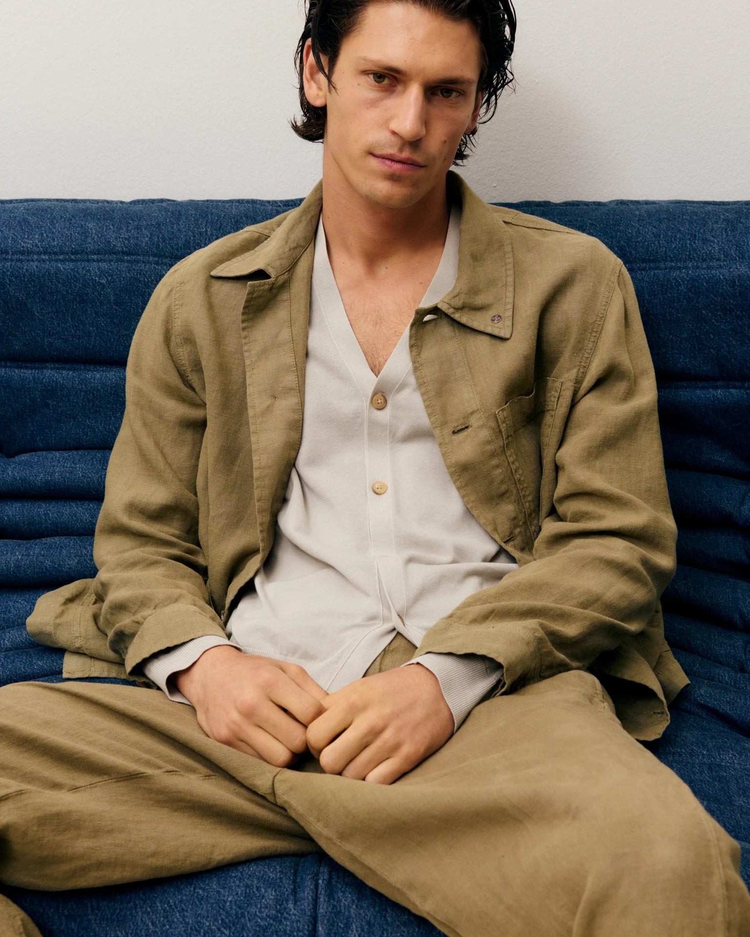 Closed Men's Atelier Jacket - Chino Green Outerwear - Sloane Boutique