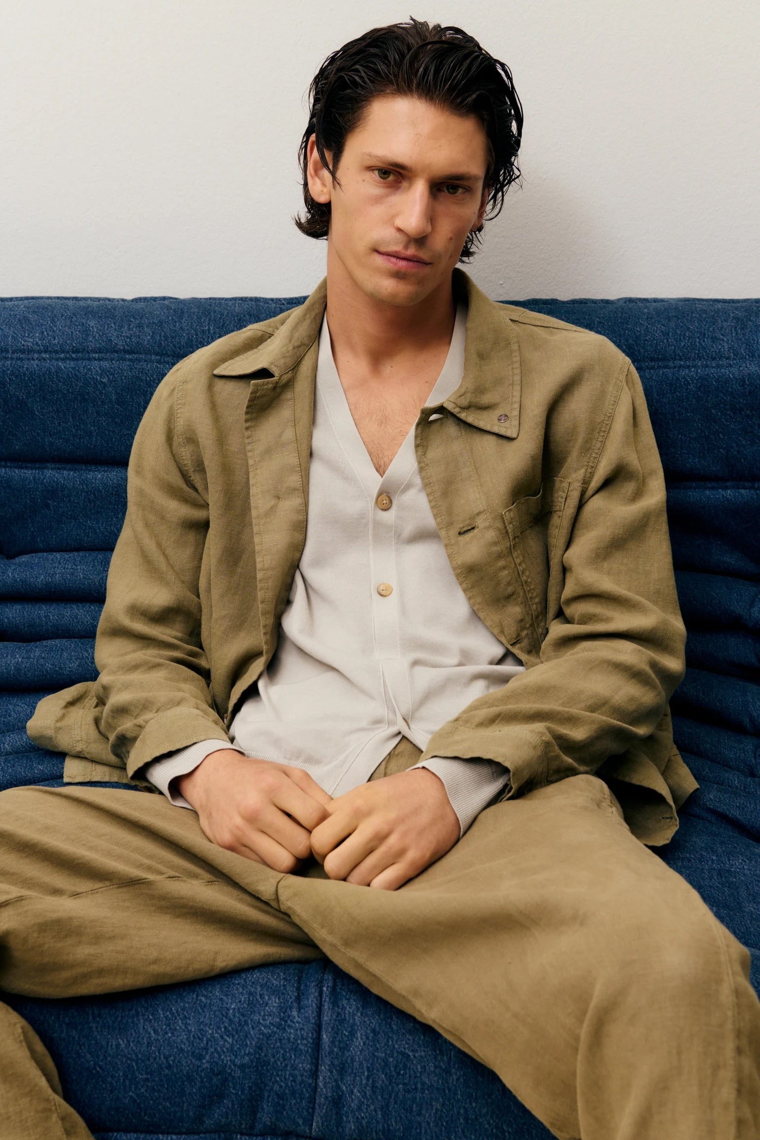 Closed Men's Atelier Jacket - Chino Green Outerwear - Sloane Boutique