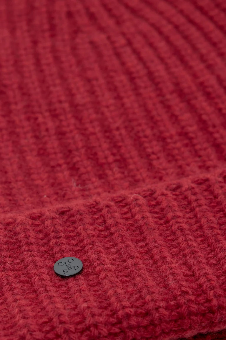 CLOSED Men's Beanie - Crimson Red Men's Accessories - Sloane Boutique