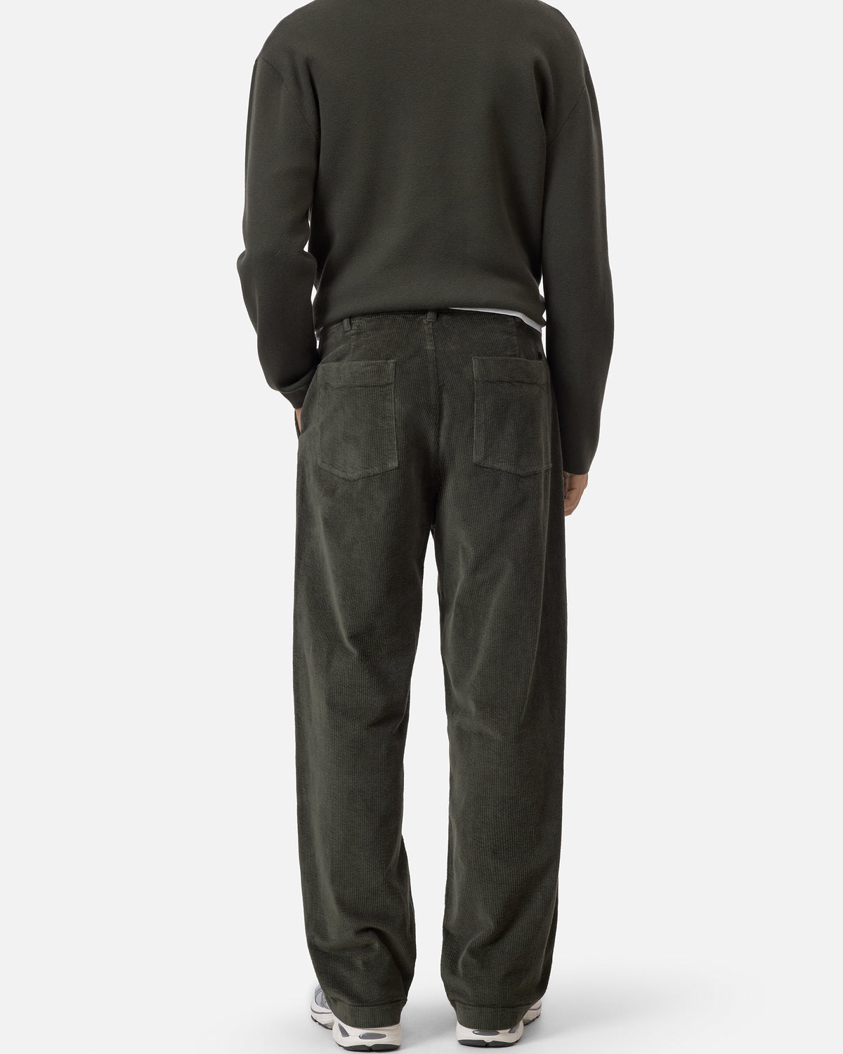 Closed Men's Blomberg Corduroy Pant - Dark Olive Green Men's Bottoms - Sloane Boutique