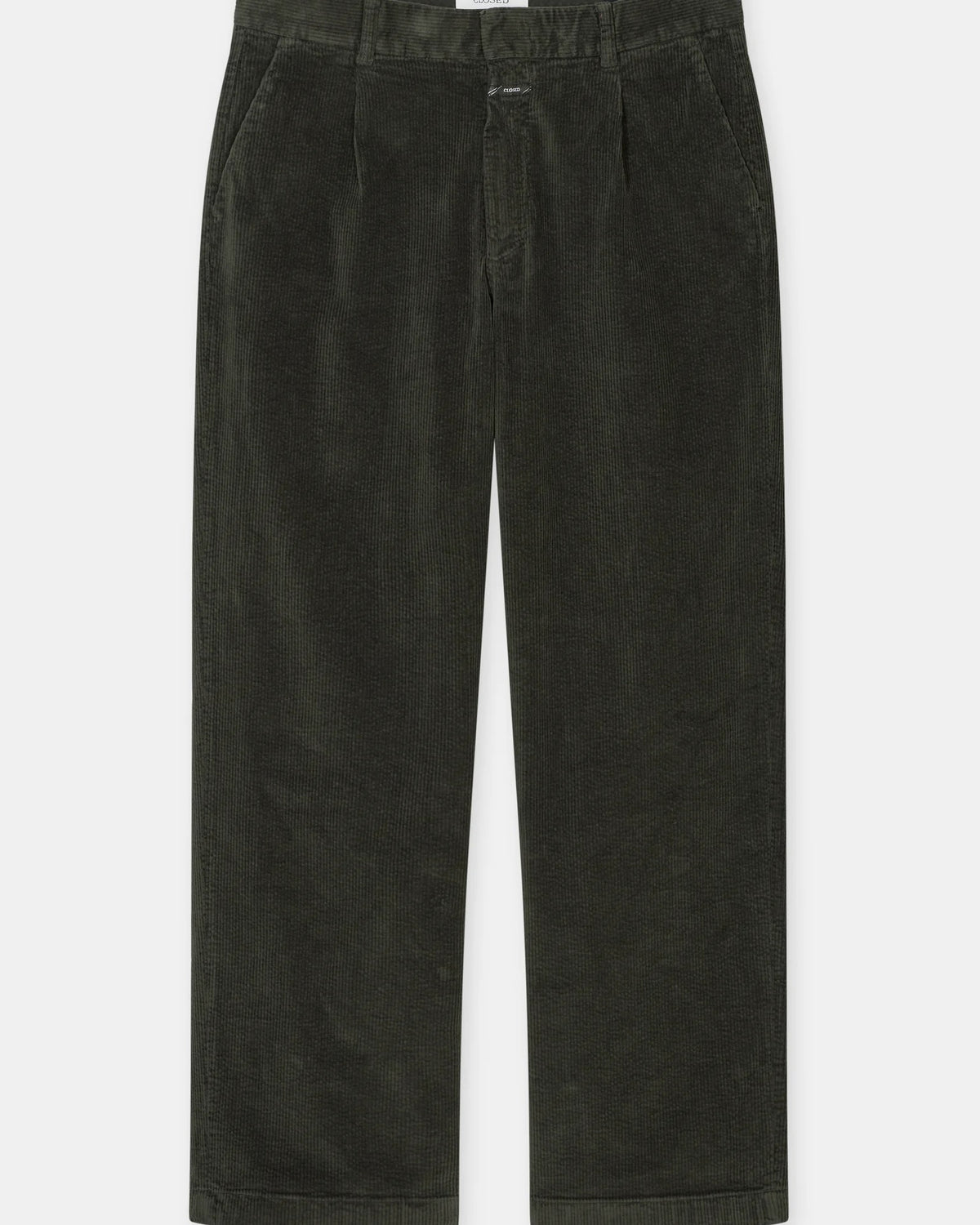 Closed Men's Blomberg Corduroy Pant - Dark Olive Green Men's Bottoms - Sloane Boutique