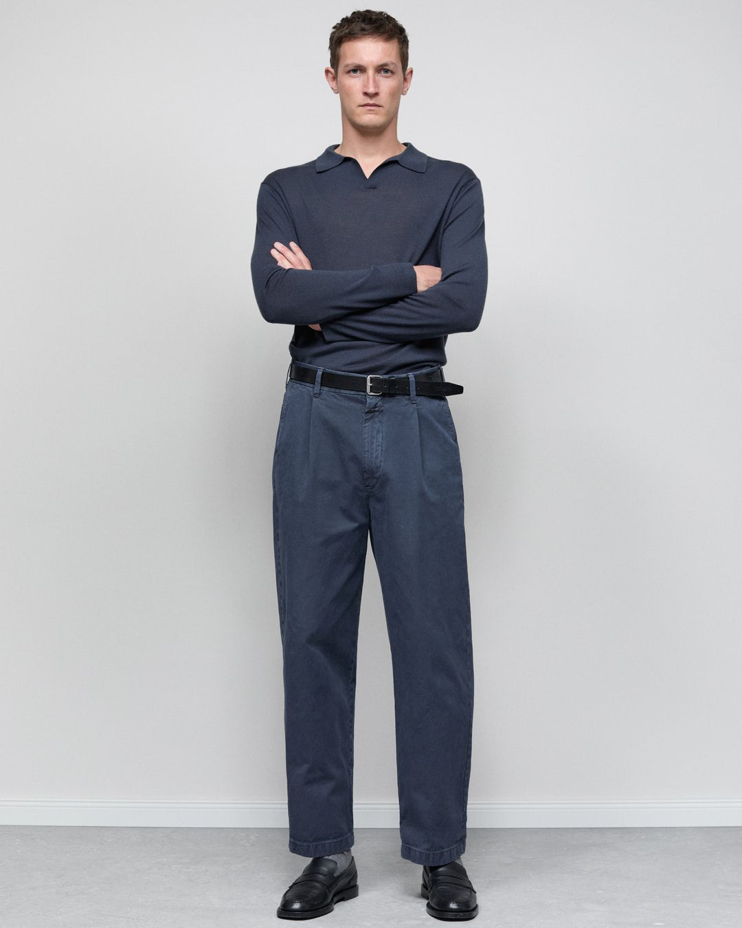 CLOSED Men's Blomberg Wide - Smokey Blue Men's Bottoms - Sloane Boutique