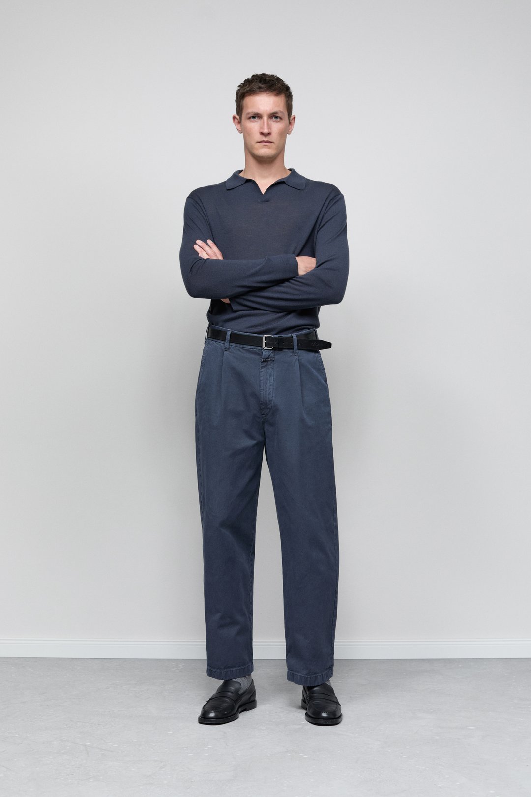 CLOSED Men's Blomberg Wide - Smokey Blue Men's Bottoms - Sloane Boutique