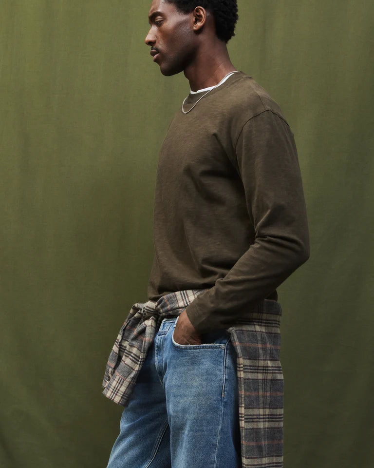 CLOSED Men's Classic Long Sleeve - Marsh Green Men's Tops - Sloane Boutique